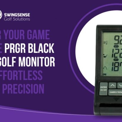 PRGR Black Pocket Golf Monitor