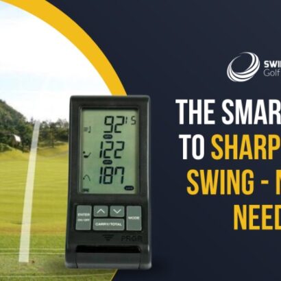 Black Pocket Golf Launch Monitor