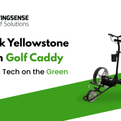 CartTek Yellowstone Lithium Golf Caddy