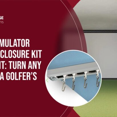 Golf Simulator Curtain Enclosure