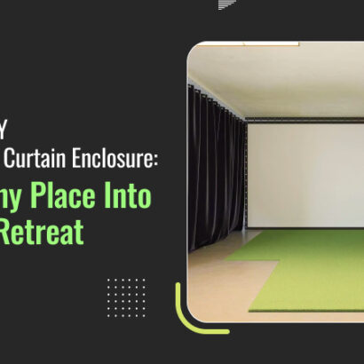DIY Golf Simulator Curtain Enclosure
