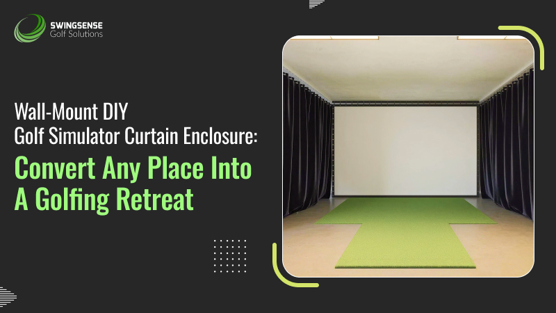 DIY Golf Simulator Curtain Enclosure