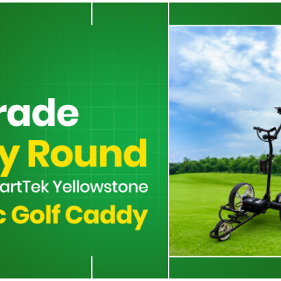 CartTek Yellowstone Electric Golf Caddy